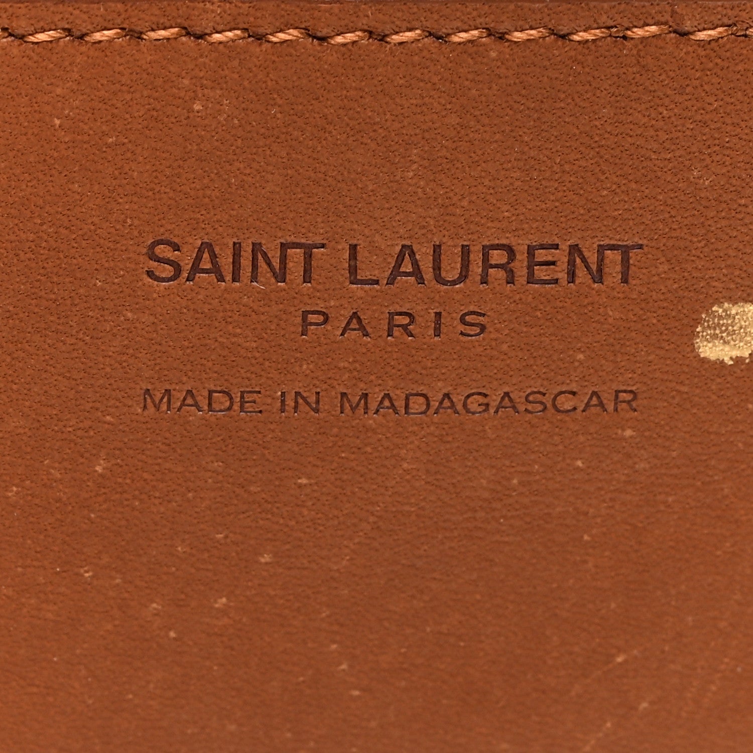 Saint Laurent Raffia Calfskin Le 5 A 7 Mini Hobo   Natural Brick 7 of 10