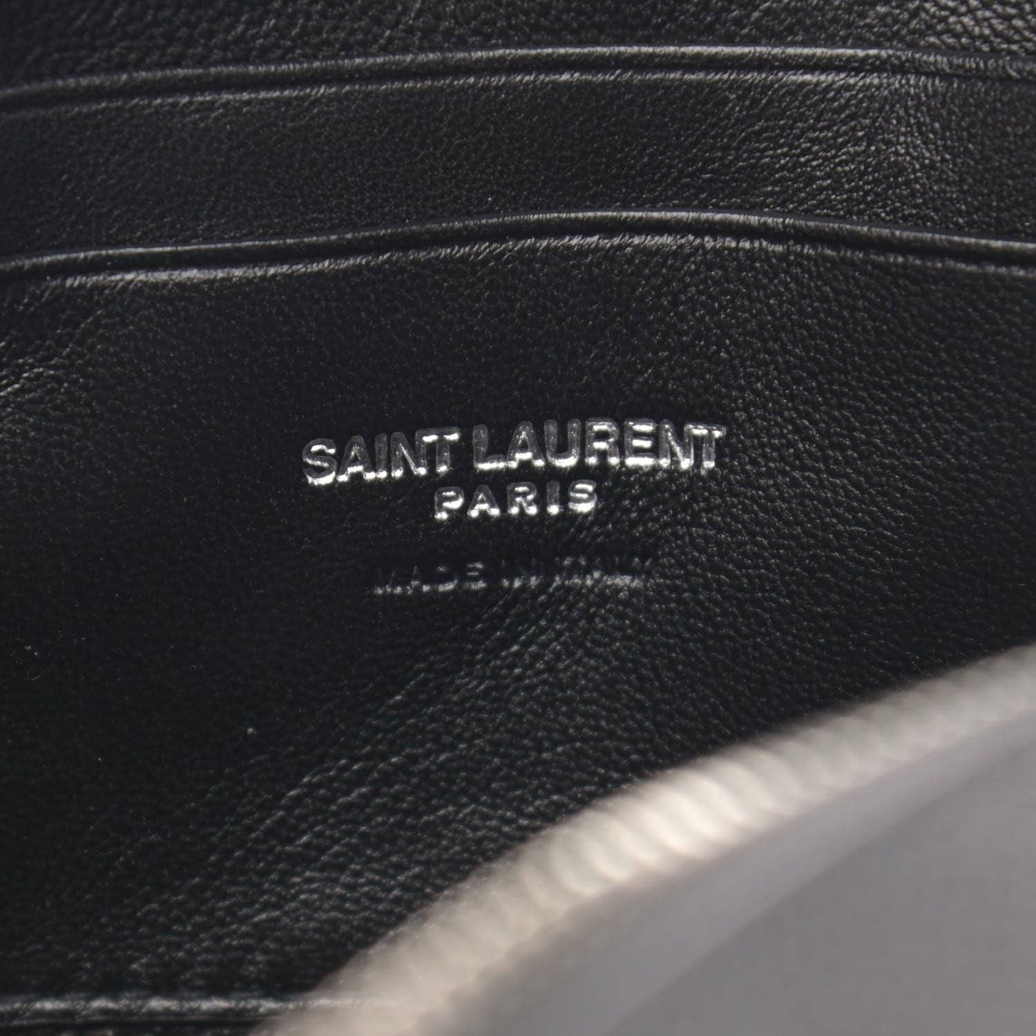 Saint Laurent Grain De Poudre Matelasse Monogram Mini Lou Camera Bag Asphalt 6 of 10