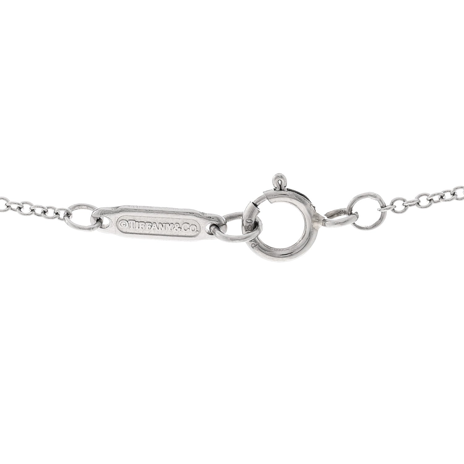 Tiffany Platinum Chain Necklace 18" 4 of 4