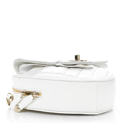 Chanel Lambskin Quilted CC In Love Heart Bag White 4 of 8