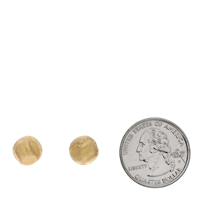 Marco Bicego 18K Yellow Gold Africa Round Stud Earrings 2 of 4