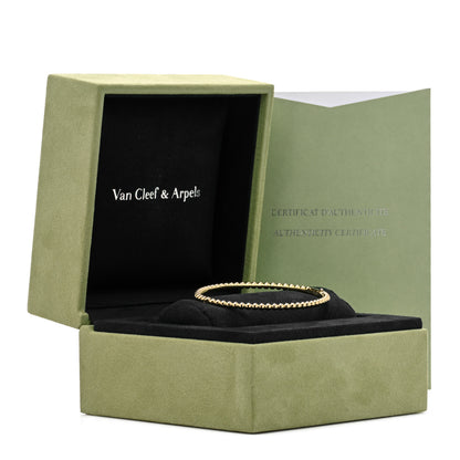 Van Cleef & Arpels 18K Yellow Gold Perlee Pearls of Gold Bracelet L 4 of 4