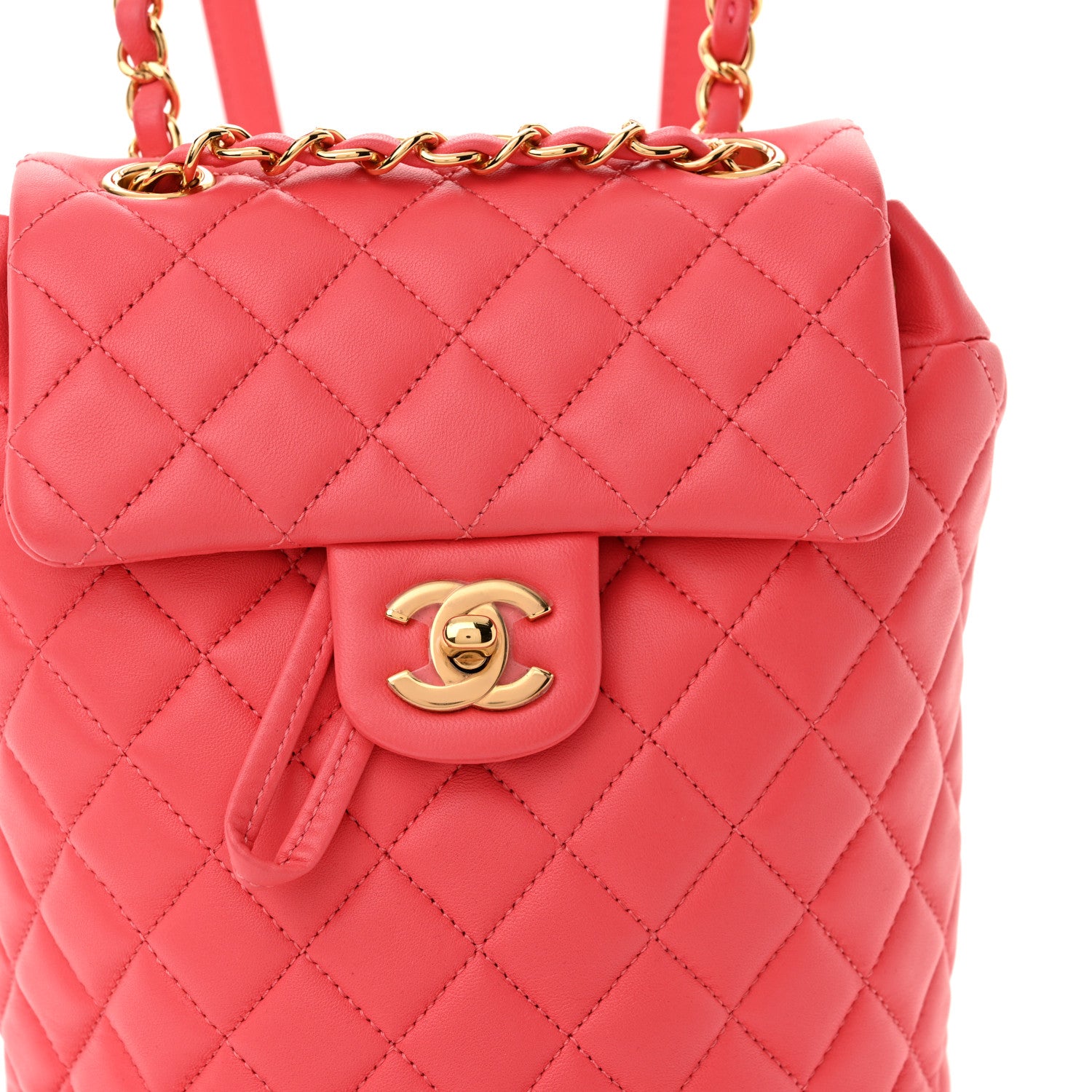 Chanel Caviar Quilted Mini Urban Spirit Backpack Pink 8 of 10