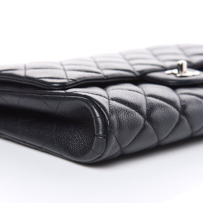 Chanel Caviar Quilted Clutch With Chain Flap Black 8 of 14