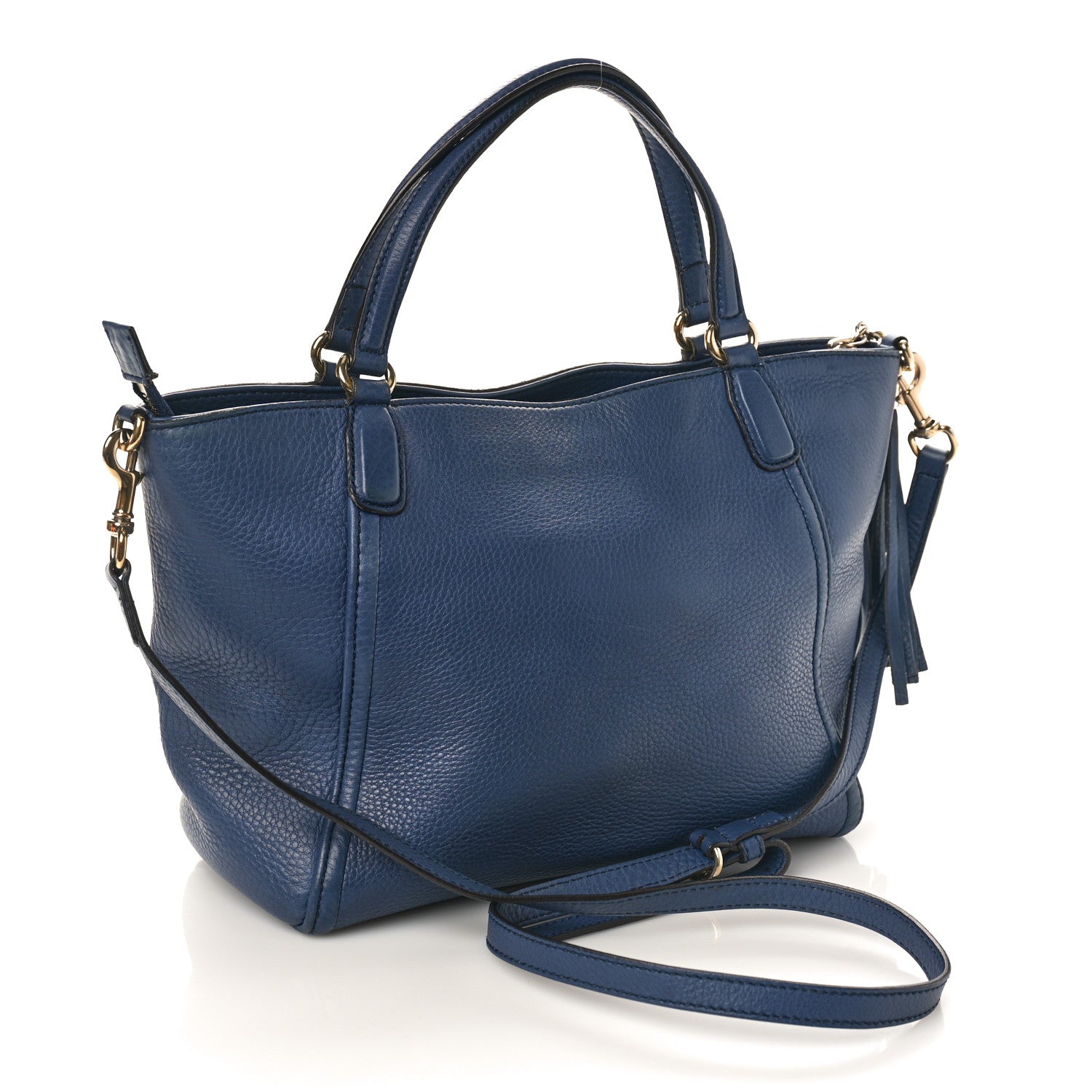 Gucci Cellarius Calfskin Small Soho Top Handle Bag Caspian 2 of 15