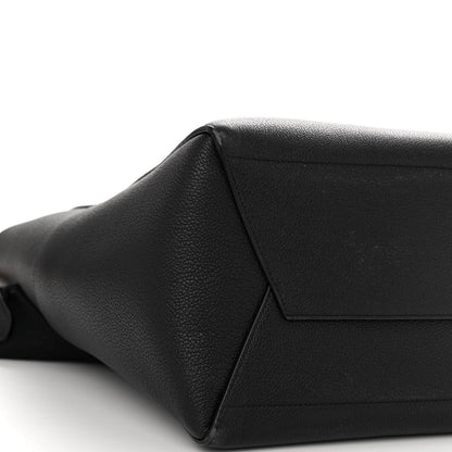 Celine Soft Grained Calfskin Sangle Bucket Bag Black 8 of 9