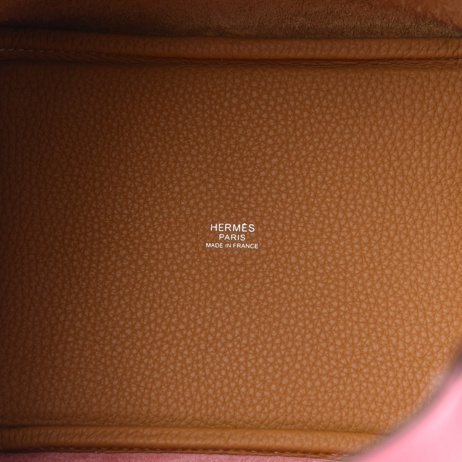 Hermes Taurillon Clemence Casaque Picotin Lock 18 PM Rose Azalee Sesame 6 of 11