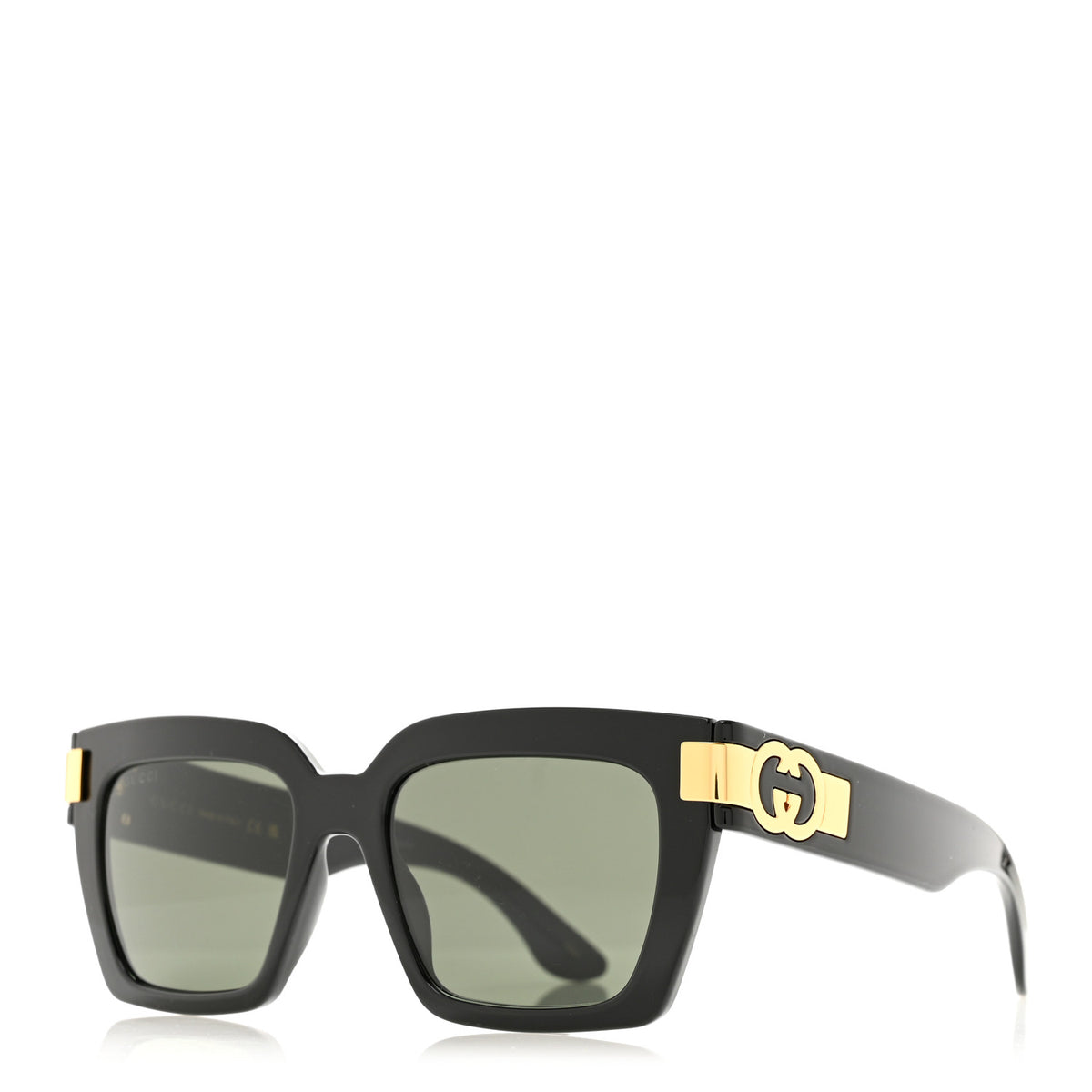 Gucci Acetate Square Frame Sunglasses GG1689S Black 1 of 8
