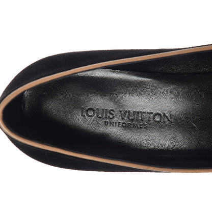 Louis Vuitton Suede Uniformes Bow Pumps 36.5 Black 9 of 10