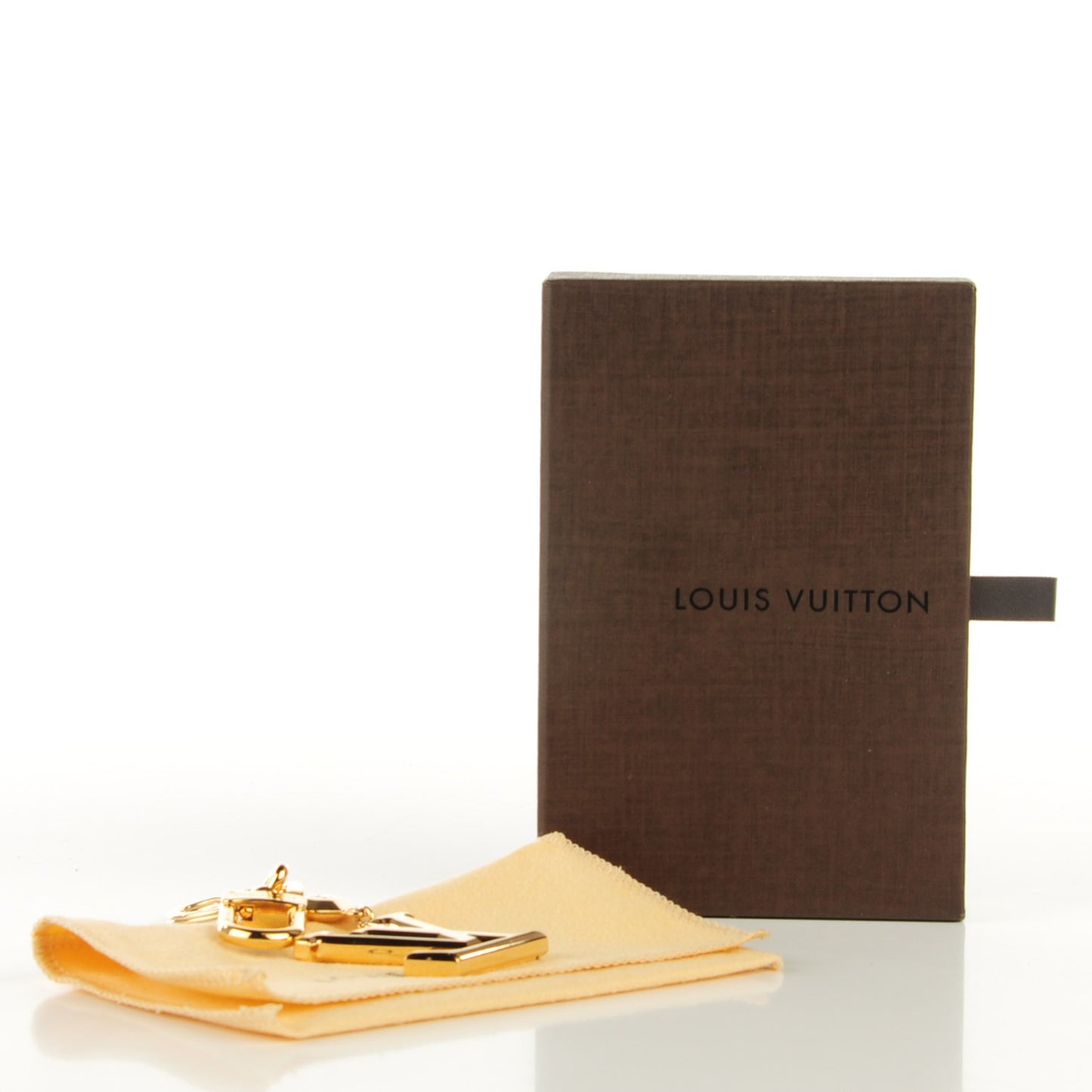 LV Facettes Key Holder Gold