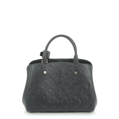 Louis Vuitton Empreinte Studded Montaigne BB Platine 1 of 7