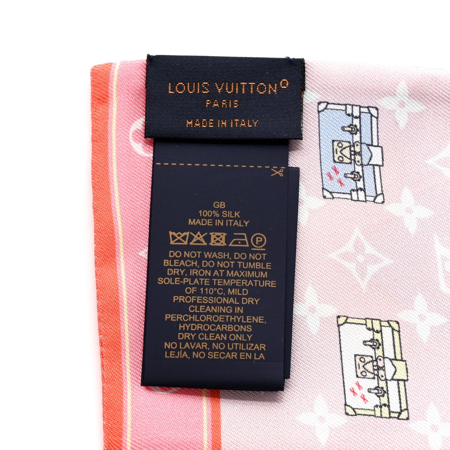 Silk Monogram Minimalle Bandeau Pink
