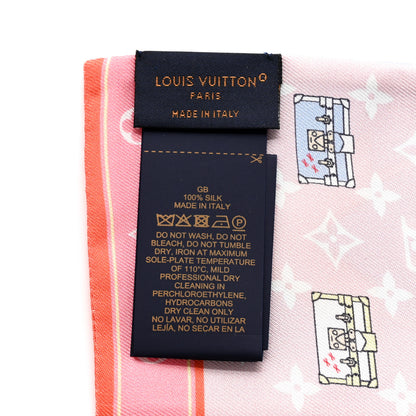 Louis Vuitton Silk Monogram Minimalle Bandeau Pink 3 of 3