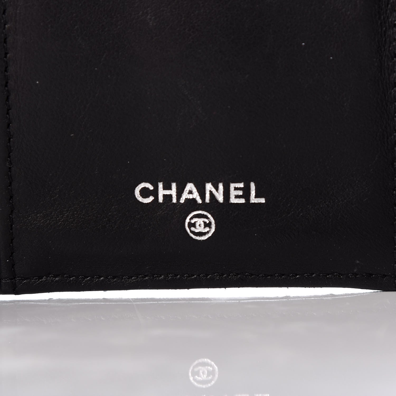 Chanel Lambskin Quilted Large Flap Wallet Black 6 of 8