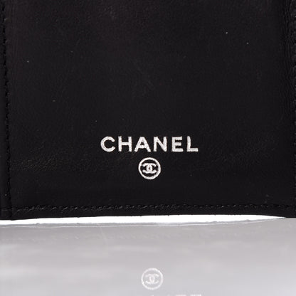 Chanel Lambskin Quilted Large Flap Wallet Black 6 of 8