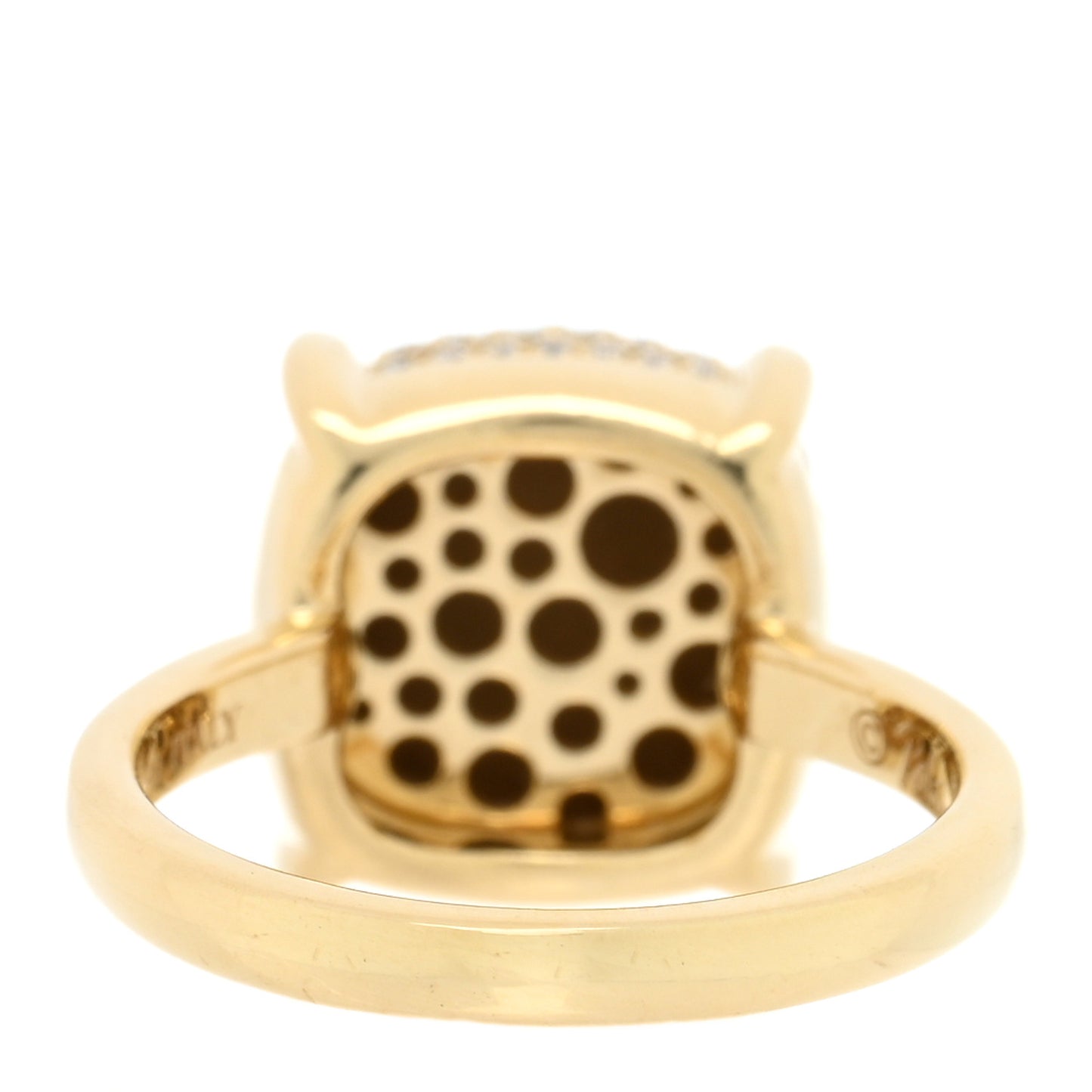 18K Yellow Gold Diamond 12mm Paloma Picasso Sugar Stacks Ring 52 6