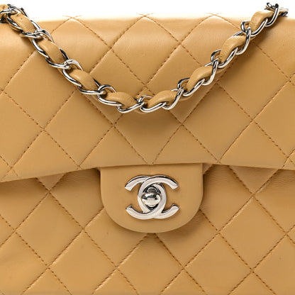 Chanel Lambskin Quilted Mini Square Flap Beige 7 of 9
