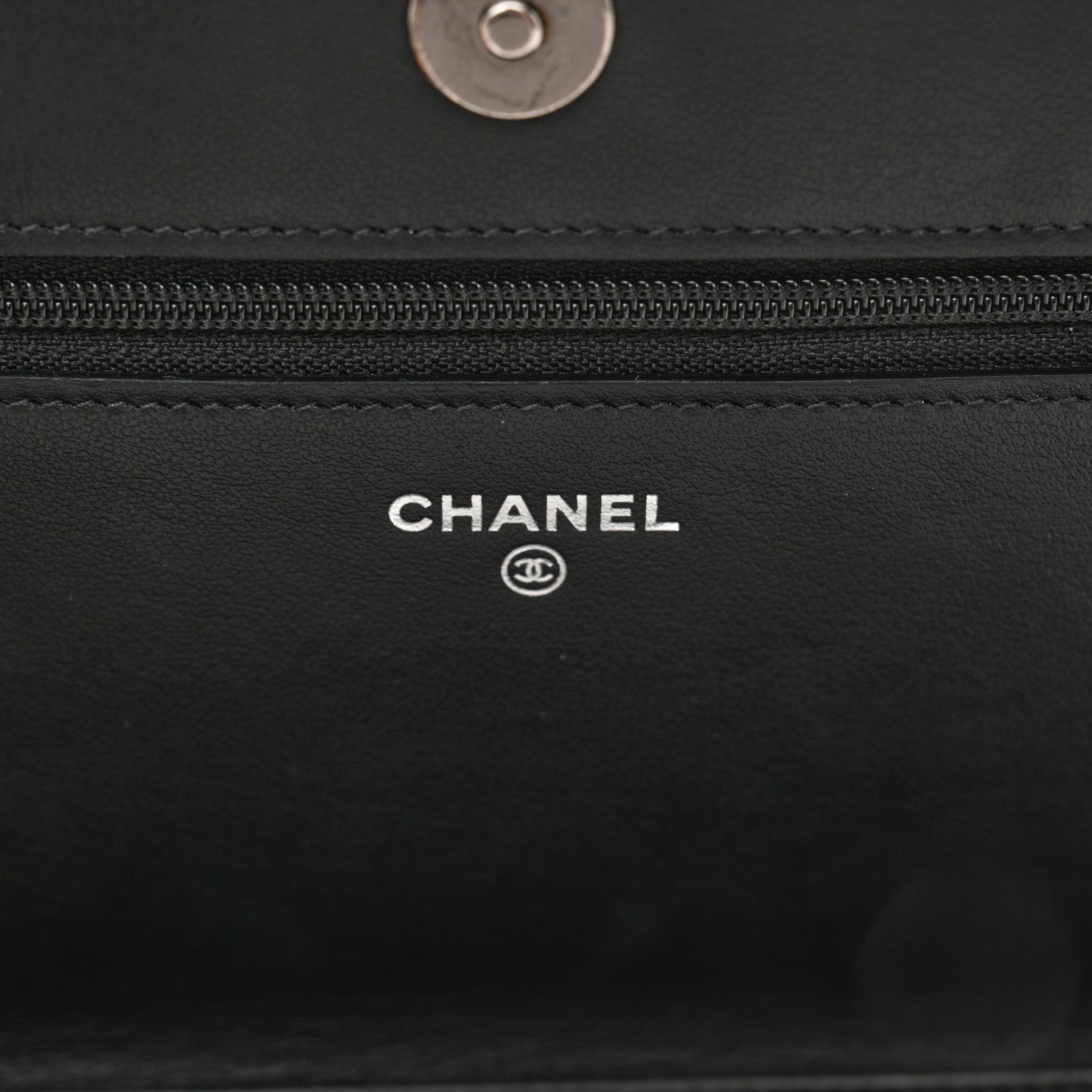 Chanel Caviar Quilted Boy Wallet On Chain WOC Black 6 of 14