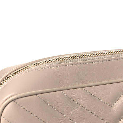 Saint Laurent Calfskin Matelasse Monogram Lou Camera Bag Washed Light Pink 7 of 7