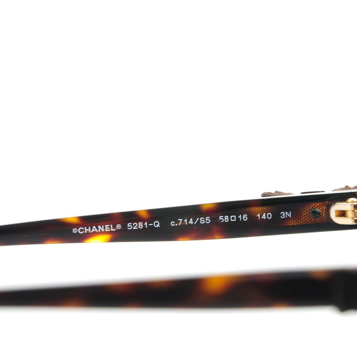 Chanel Butterfly Charms Sunglasses 5281-Q Tortoise 4 of 6