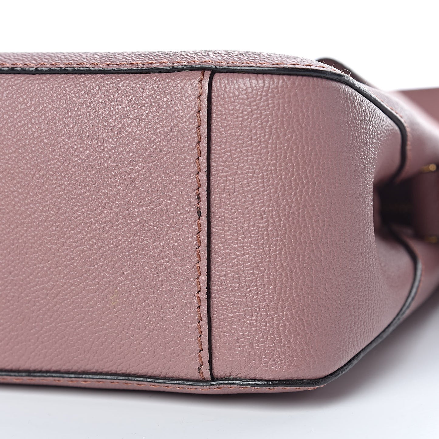 Soft Grain Calfskin Small Helmsley Crossbody Mauve Pink