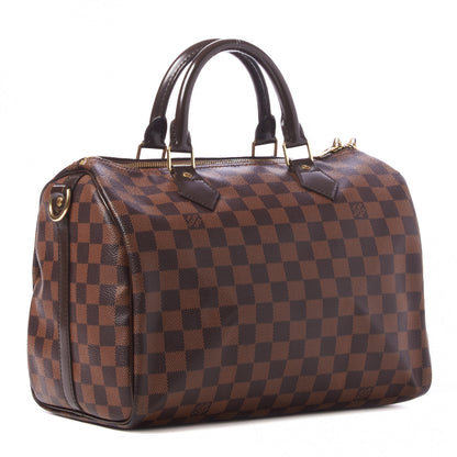 Louis Vuitton Damier Ebene Speedy Bandouliere 30 2 of 9