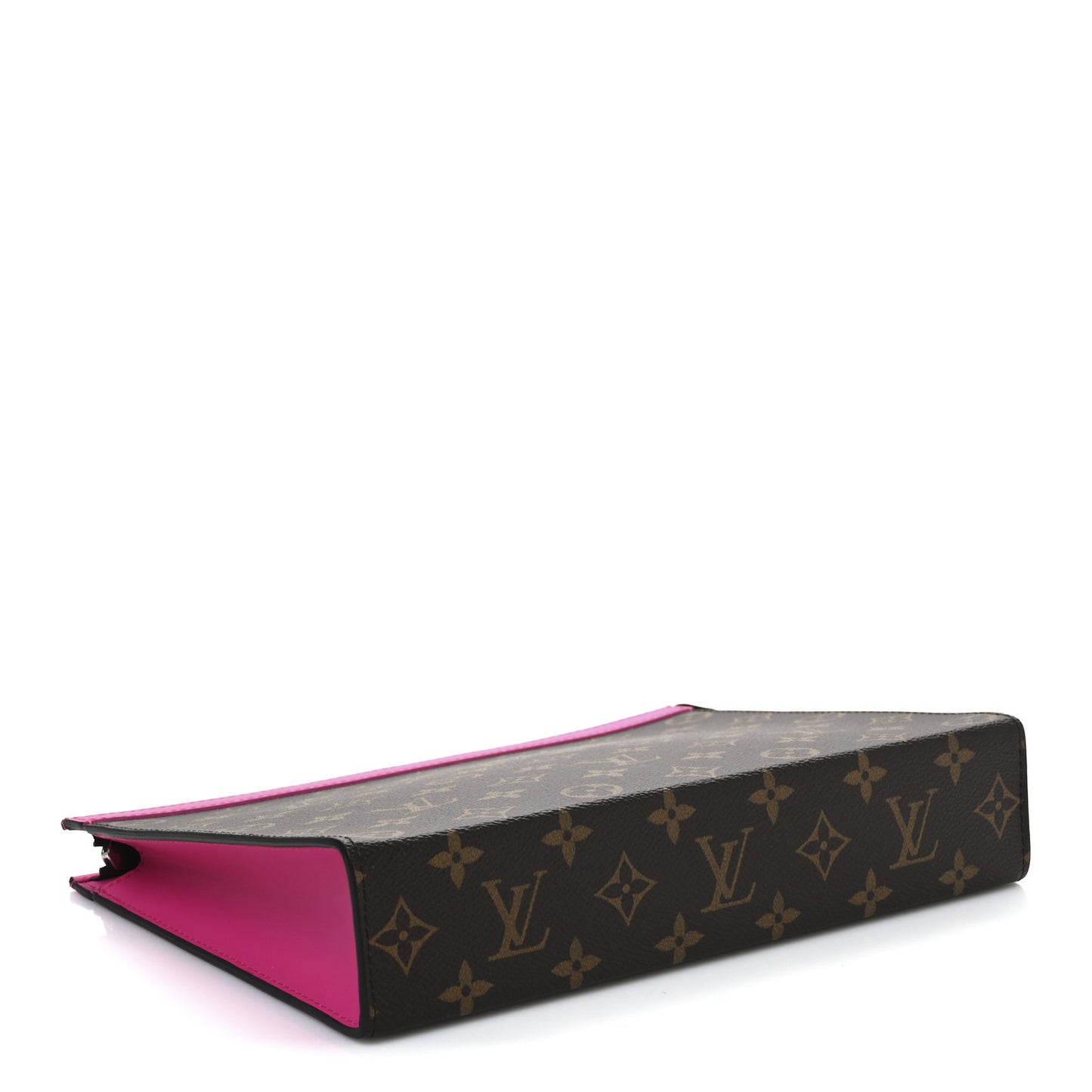 Monogram Macassar Pochette Voyage MM Fuchsia