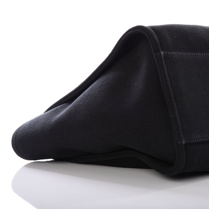 Chanel Canvas Pearl Medium Deauville Tote Black 7 of 9