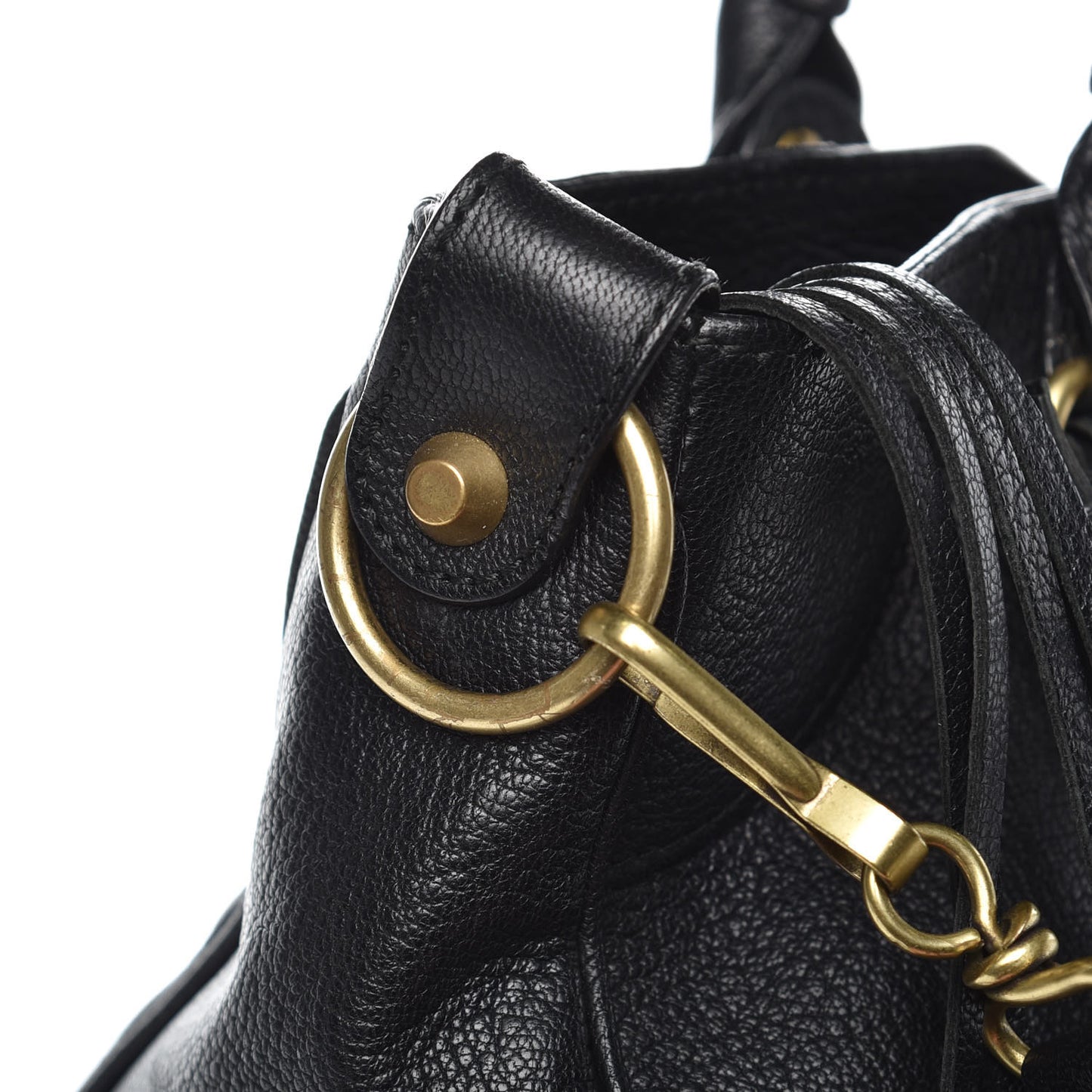 Chevre Classic Gold Hardware Velo Black