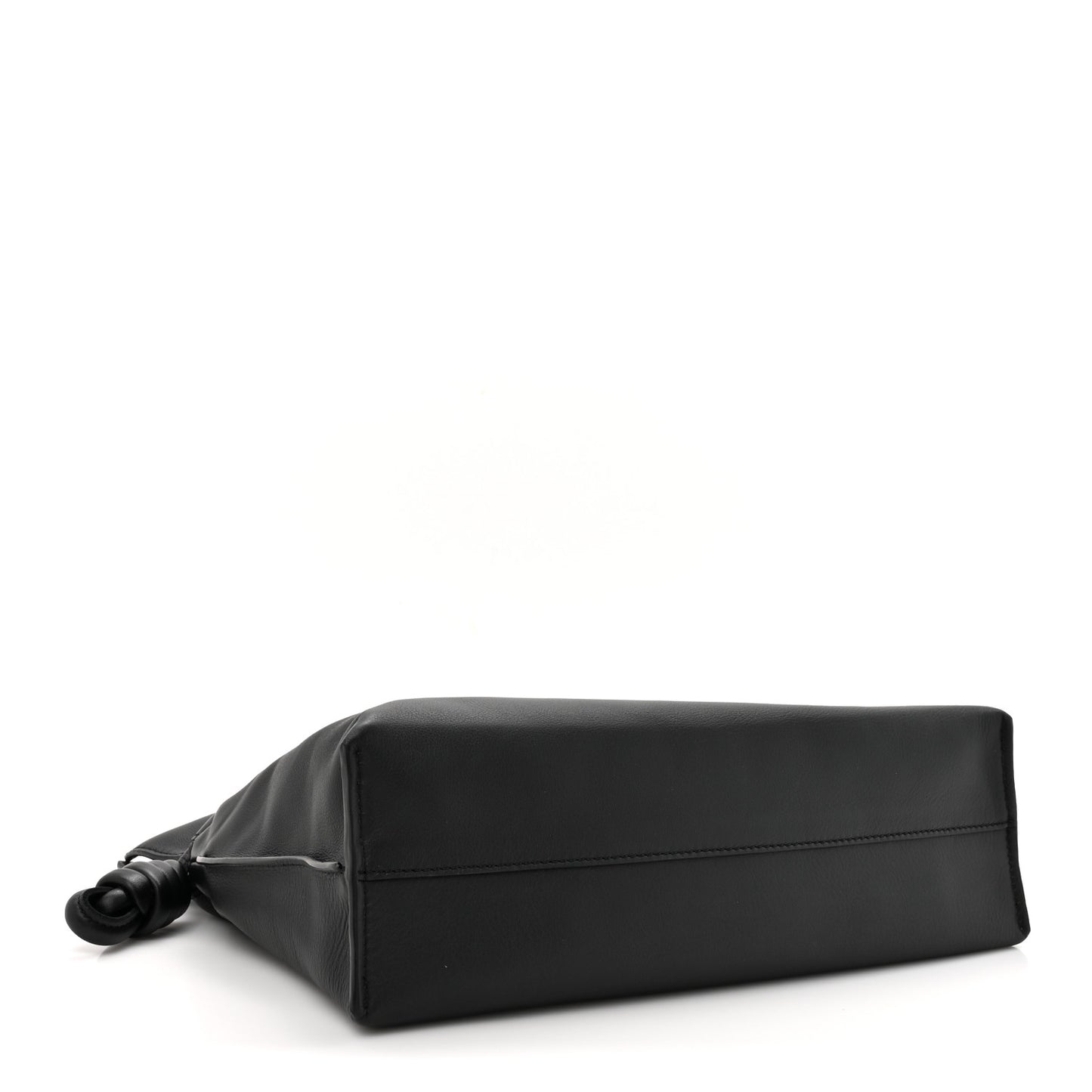 Nappa Medium Flamenco Knot Bag Black