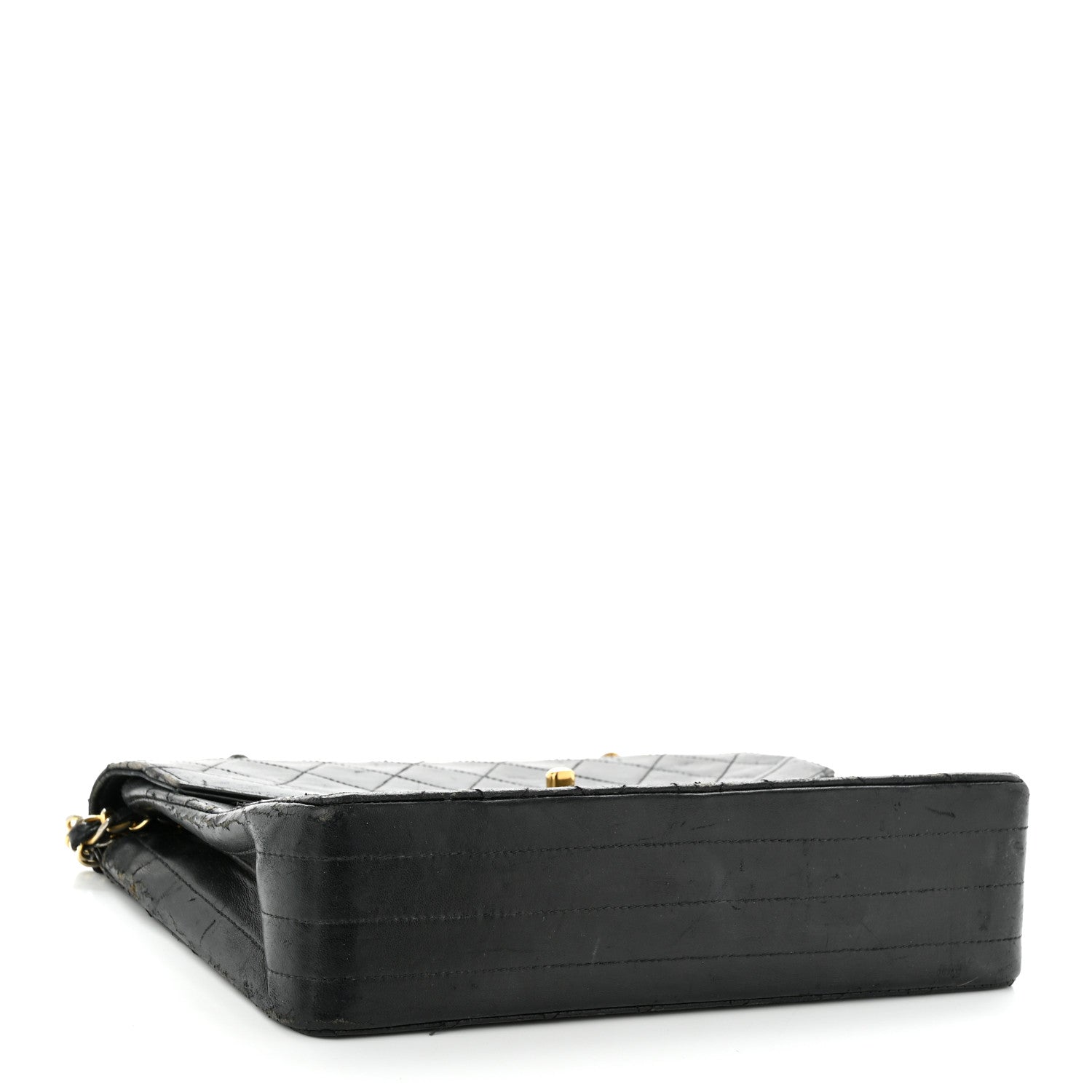 Chanel Lambskin Quilted Medium Single Flap Black 3 of 16