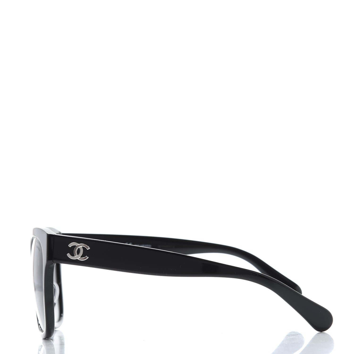 Chanel Polarized Square CC Sunglasses 5380 Black 3 of 8