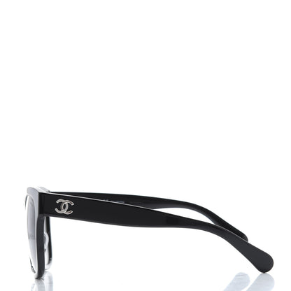 Chanel Polarized Square CC Sunglasses 5380 Black 3 of 8