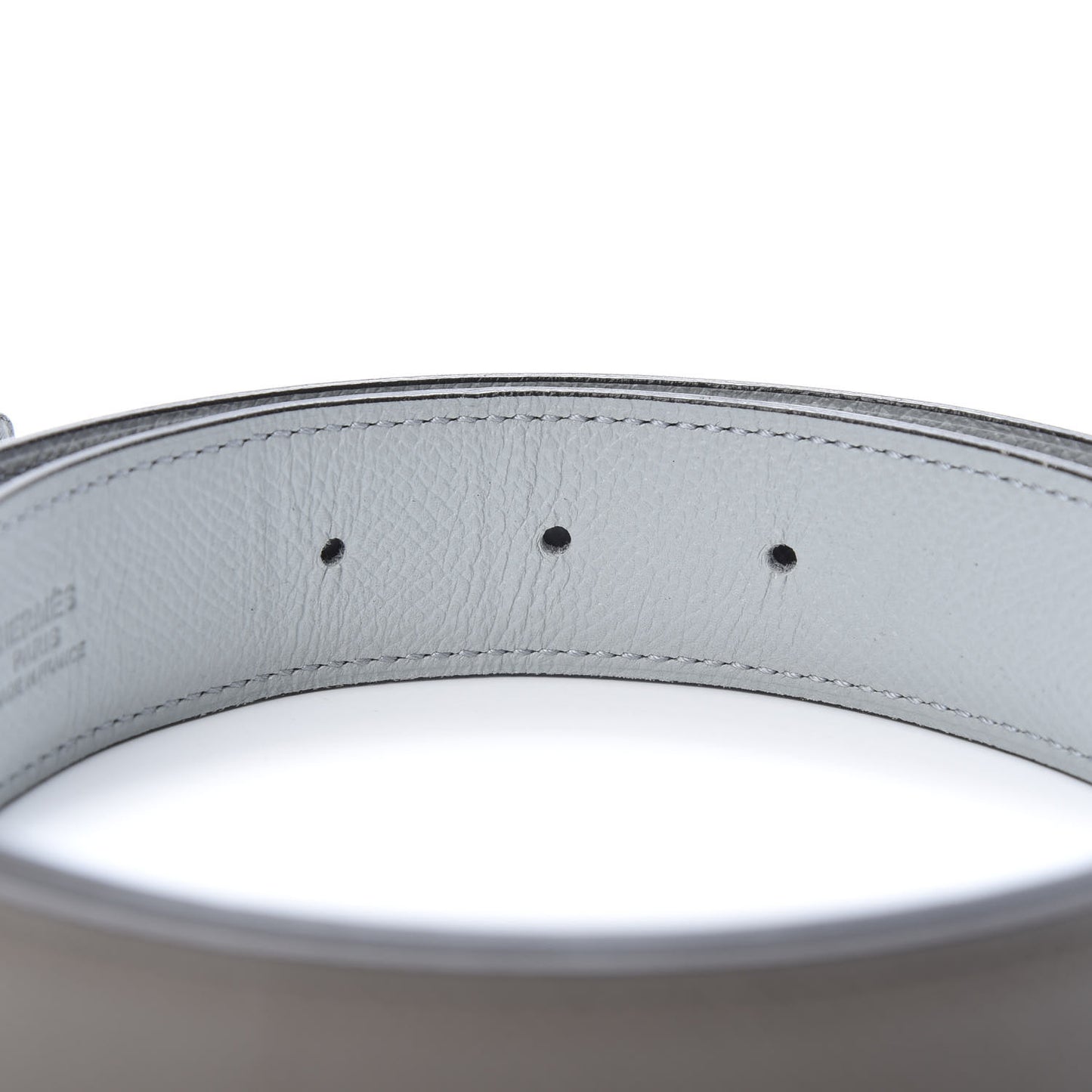 Epsom 32mm Belt Strap 80 Etain Bleu Glacier