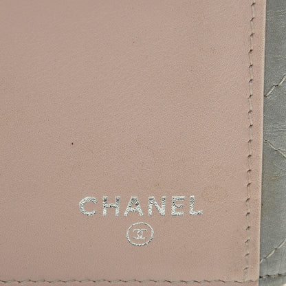 Chanel Aged Metallic Calfskin Large Palette Flap Wallet Silver 6 of 8