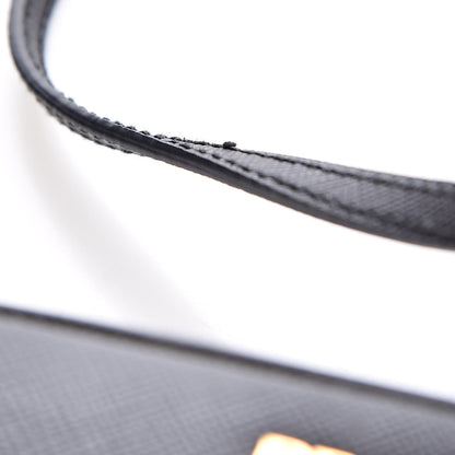 Prada Saffiano Mini Camera Crossbody Bag Black 10 of 12