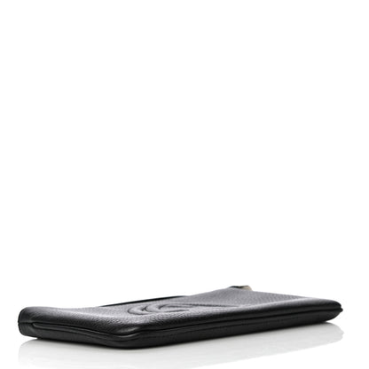 Gucci Pebbled Calfskin Soho Wristlet Black 6 of 10