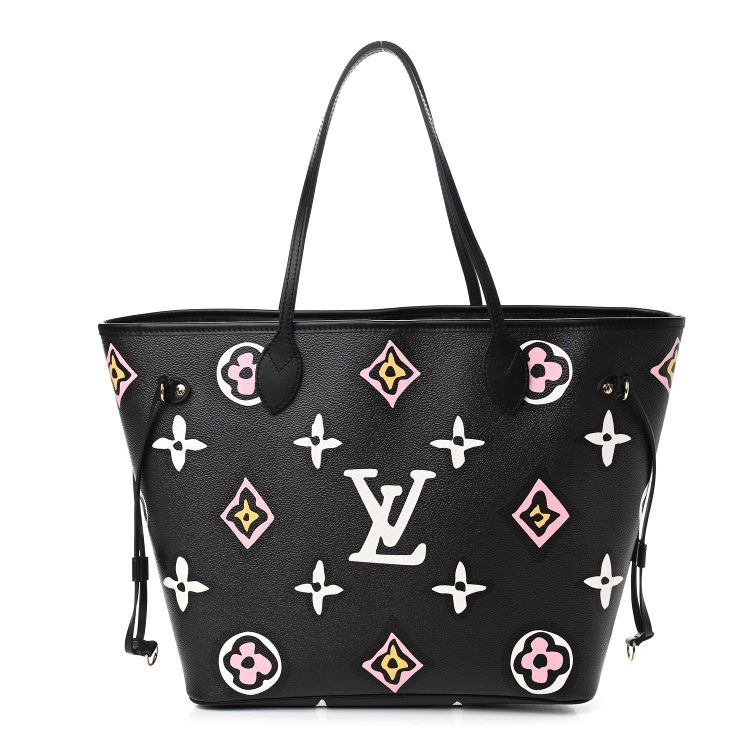 Louis Vuitton Monogram Giant Wild At Heart Neverfull MM Black 1 of 4