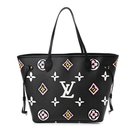 Louis Vuitton Monogram Giant Wild At Heart Neverfull MM Black 1 of 4