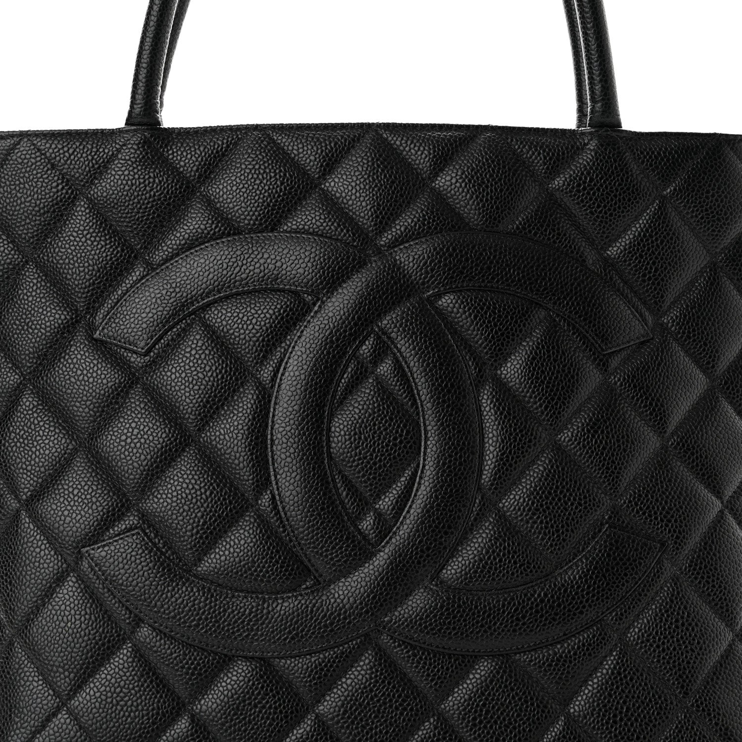 Chanel Caviar Quilted Medallion Tote Black 8 of 10