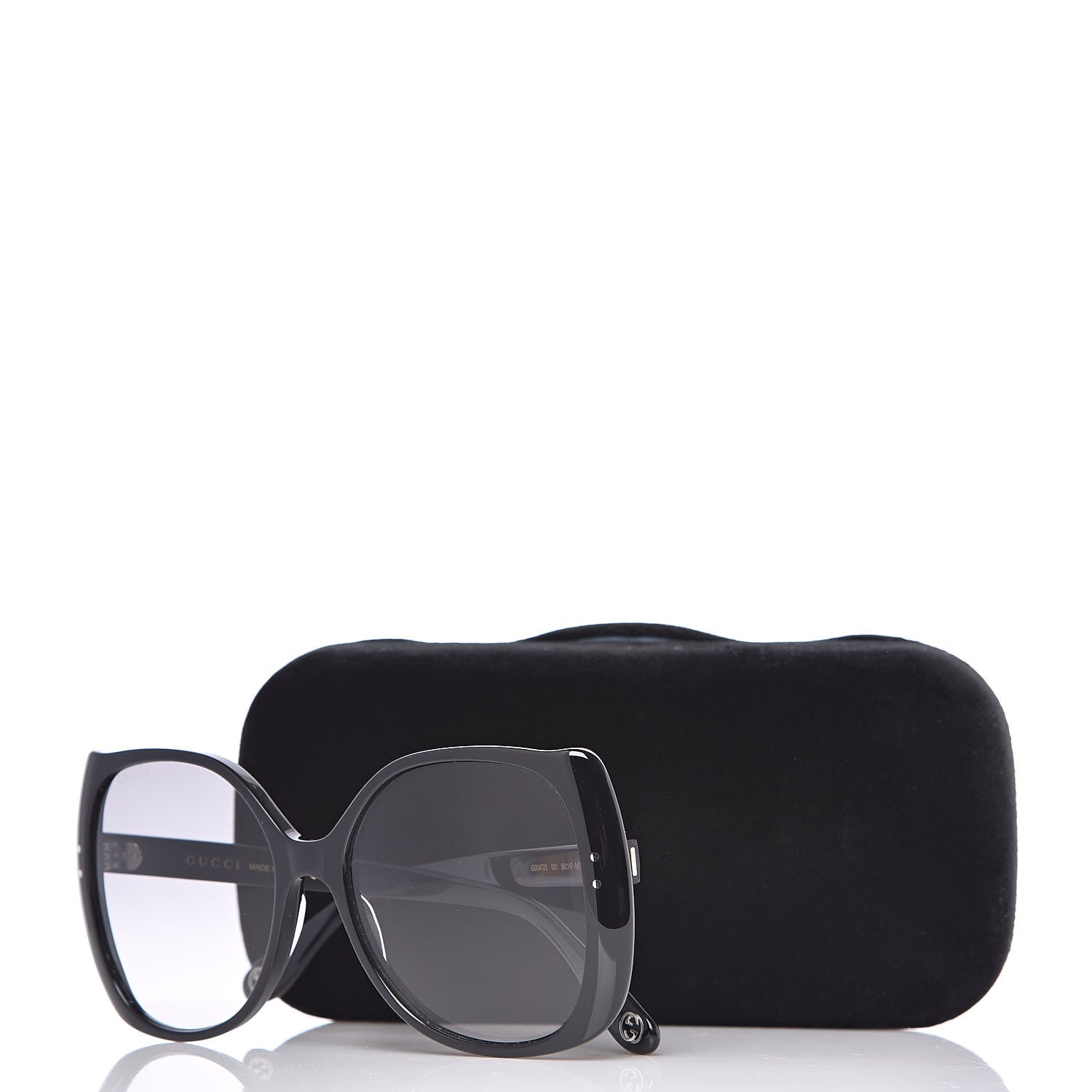 Gucci Oversize Square GG0472S Sunglasses Black 7 of 7