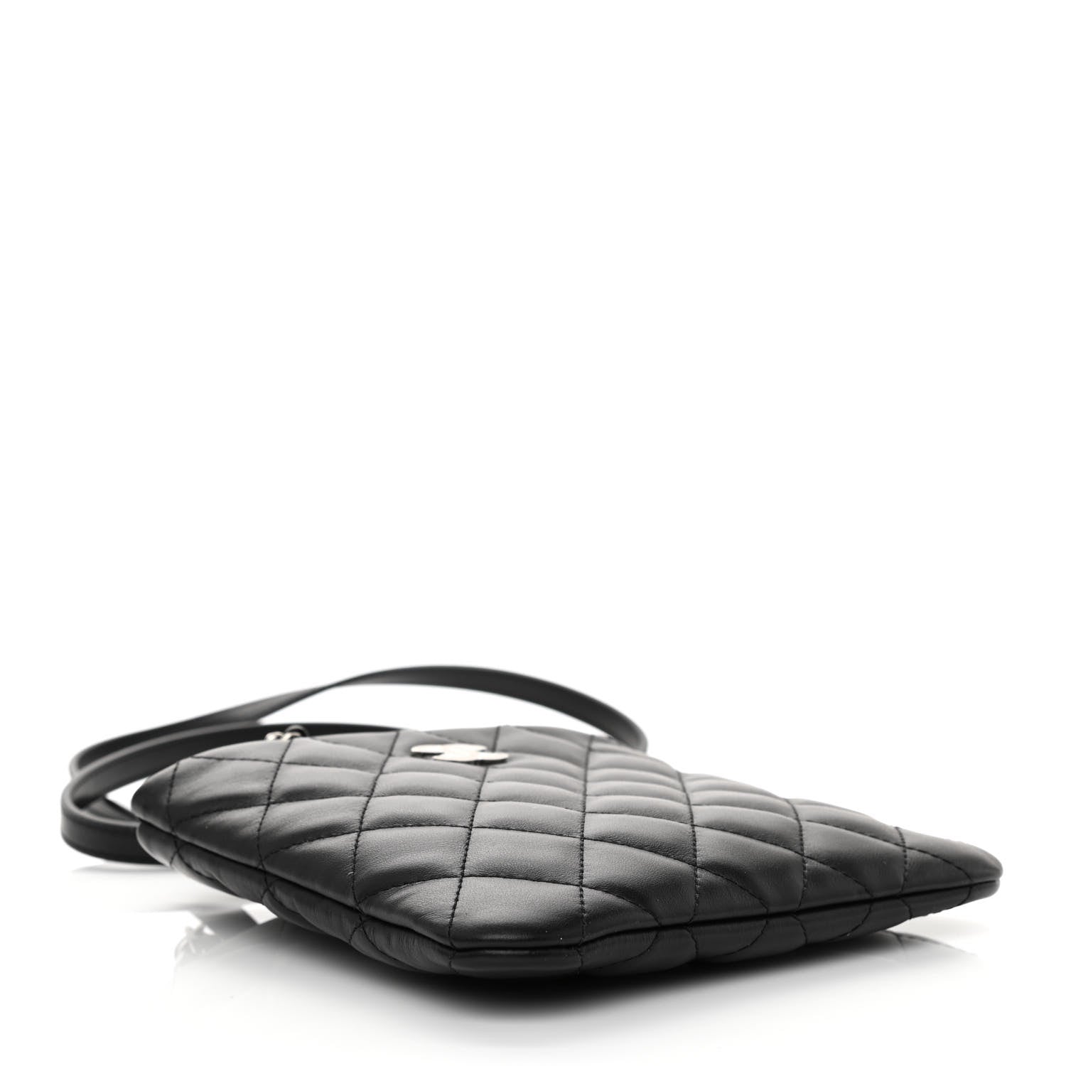 Chanel Lambskin Quilted Crossbody Bag Black 8 of 11