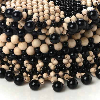 Fendi Acrylic Wood Beaded Baguette Natural 8 of 11