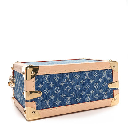 Louis Vuitton Monogram Denim Petite Valise Blue 4 of 10