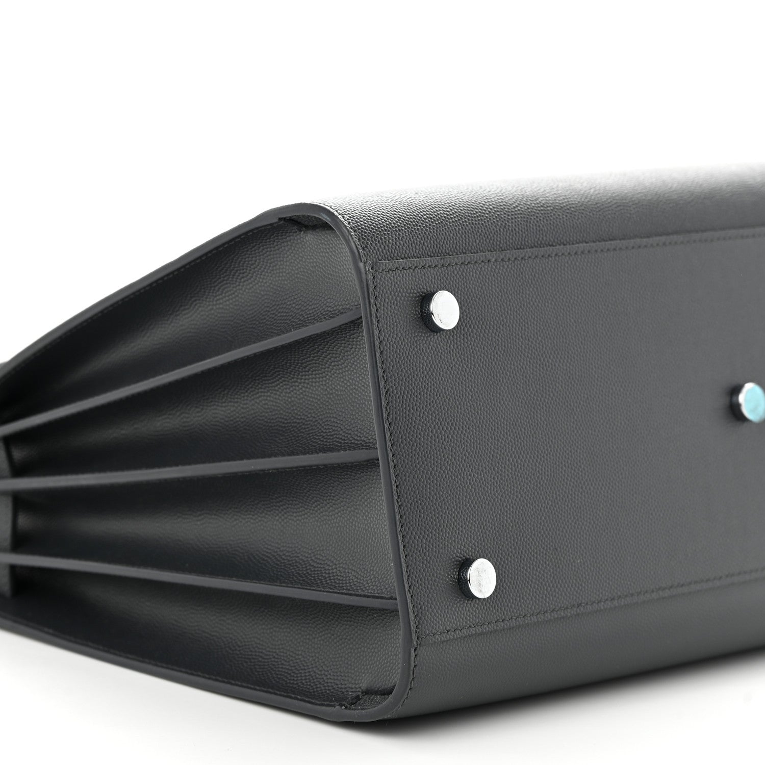 Saint Laurent Grain De Poudre Small Sac De Jour Dark Smog 8 of 9