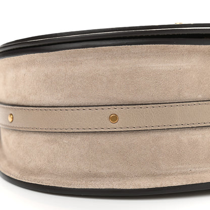 Chloe Calfskin Suede Medium Nile Bracelet Bag Motty Grey 10 of 11