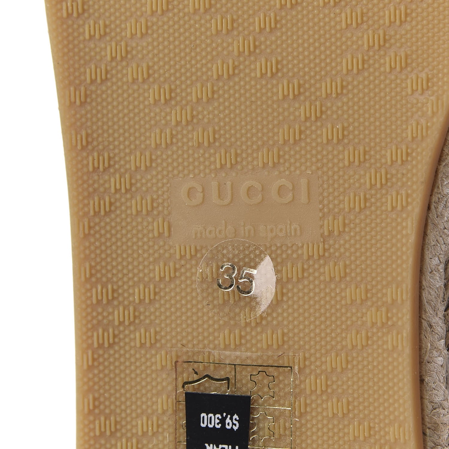 Gucci Guccissima Signature Espadrilles 35 Black 7 of 9