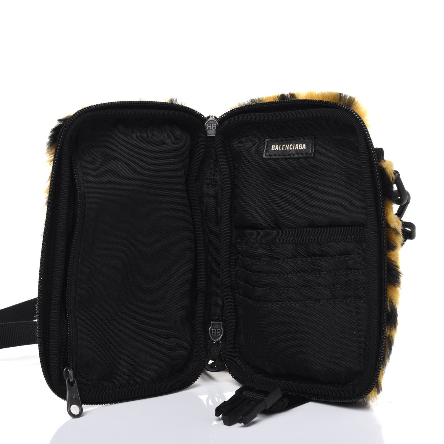 Balenciaga Faux Fur Explorer Crossbody Leopard 5 of 13