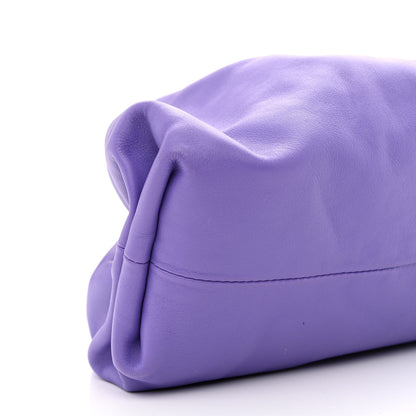 Bottega Veneta Smooth Butter Calf The Pouch Oversized Clutch Purple 9 of 10