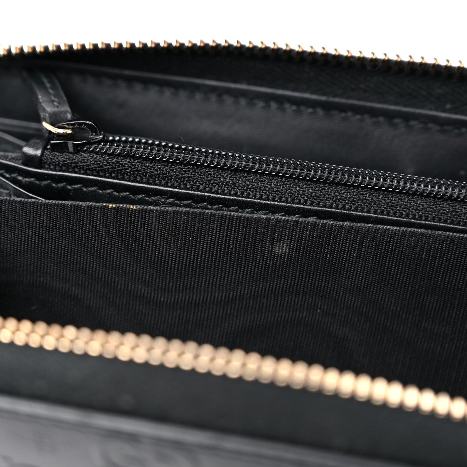 Gucci Guccissima Signature Microguccissima Bree Zip Around Wallet Black 12 of 12